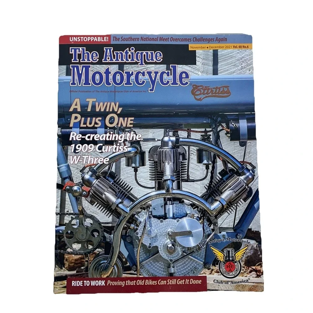 2021 The‎ Antique Motorcycle Magazines Lot Of  Volume 60 # 5, 6, 15